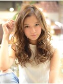 MARIO☆外国人風ふわくしゅ無造作セミディ