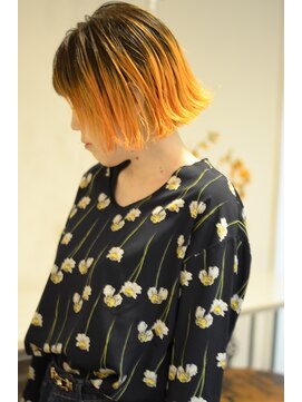 ユニオン(union) ミニボブ×ハニーグラデーション