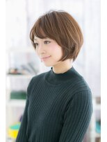ヘアアンドビューティー ミック(Hair & Beauty miq) 前下がりボブ♪小顔に見せるひし形フォルム◎b