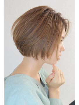 ヘアーアンドカラー プラーチェ(hair&color Plaatje) 前髪なし大人ショートボブ 【プラーチェ相模大野店 相模大野】