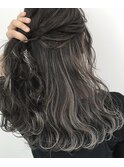 ALIVE吉祥寺 ハイライトアッシュブラウンベージュ外ハネボブ
