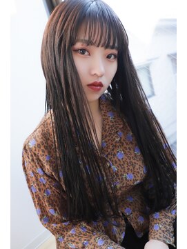 ビューティシモ 川越(Beautissimo) ストレートロング×シースルーバング