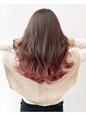 【ALIVE吉祥寺】ピンクベージュくびれヘアメルティーカラー