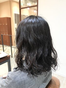 ネオリーブギンザ 銀座店(Neolive GINZA) 低温デジタルパーマで作る柔らかミディヘア