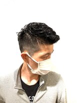 銀座マツナガ 浅草店 30代40代短髪アイロンパーマフェード