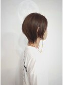 丸みショートウルフ20代/30代/40代