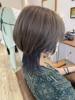 ヘアアンドリラクシングルーム アールフラン(Hair&Relaxingroom arFranc)&nbsp;グレージュ × ブルー