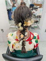 ヘアー アイス カンナ(HAIR ICI Canna)&nbsp;編み下ろしアレンジ