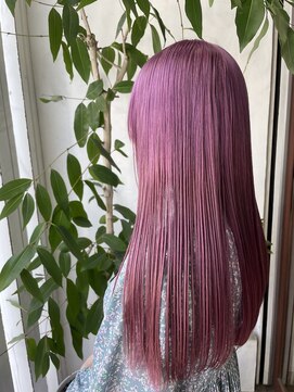 アン(Hair make un) 【ダブルカラー】ピンクラベンダー♪