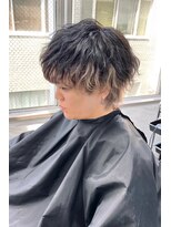 リア 大阪梅田(Ria)&nbsp;～波巻きメンズメッシュインナーカラー～【Ria 大阪 梅田】