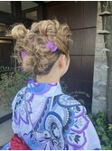 【ヘアセット】【浴衣ヘアセット】【ハイトーン】