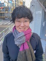 エウペ 渋谷(WEUPE)&nbsp;斜めバング/グレージュカラー/デザインカラー/シルキーベージュ