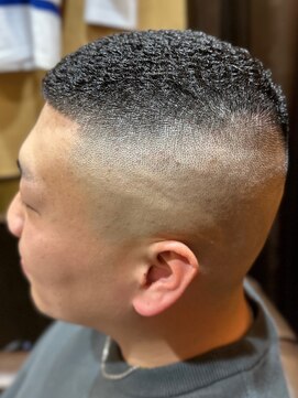 ヒロギンザバーバーショップ 大宮店(HIRO GINZA BARBER SHOP) アイロンパーマ　濡れパン