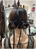 お団子ツインアレンジ