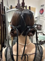 セット アンド バイ ルゥーダ 品川駅前店(SET and..by Rouxda.)&nbsp;お団子ツインアレンジ