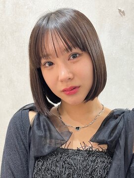 ロンドソレイユ 池袋(Lond soleil) マロンベージュ/ボブ/顔周り/小顔/レイヤー/髪質改善/縮毛/池袋