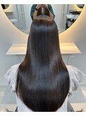 10代20代/艶髪ロング/髪質改善/暗めカラー