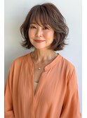 ワンカールパーマ＋白髪ぼかし【５０代白髪染めAVANCE EGAO】