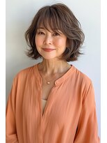 アヴァンス プロデュース バイ エガオ 大阪梅田店(AVANCE. PRODUCED by EGAO)&nbsp;ワンカールパーマ＋白髪ぼかし【５０代白髪染めAVANCE EGAO】