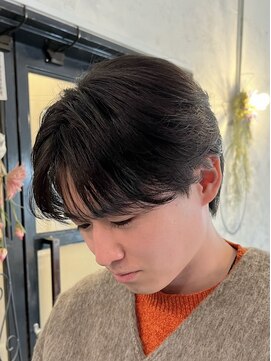 アドール(ADOR) #栄メンズパーマ#栄メンズカット#シースルーマッシュ