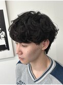 ニュアンスメンズ韓国シャドウパーマフェザーパーマ/新潟