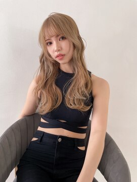 ジーナリア(Xena ria) 《袴田》ミルクティーベージュ/レイヤーカット