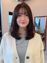 ロンド ボーイ 表参道(Lond BOY)&nbsp;ミニウルフレイヤーカット顔周りカット前髪カット韓国ロング