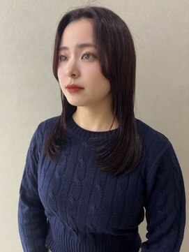 ミリ 奈良店(mm) レイヤー/ラベンダー/バイオレット/髪質改善/顔まわり/透明感