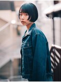 《benji》シンプルなモードミニボブ