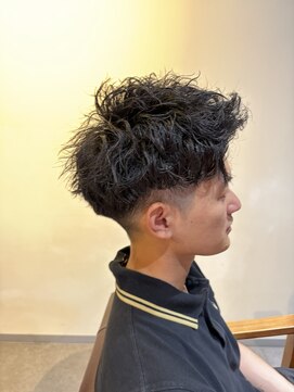 ロウ トウキョウ 八王子店(RAW TOKYO) ツイストスパイラル　波巻きパーマ　ホワイトメッシュ　八王子