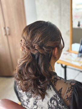 ヘアーアンドビューティストーリア 蒲田店(hair beauty STORIA) お呼ばれハーフアップ