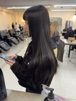 エクラ(ECLAT)&nbsp;韓国アイドルのような暗髪ストレート