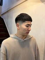 ビーバイエイトジェンツ(Bee by EIGHT GENTS)&nbsp;MEN’S HAIR/サーフカール/刈り上げセンターパート/心斎橋
