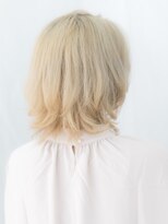 カバーヘア ブリス 志木南口駅前店(COVER HAIR bliss)&nbsp;ハイトーンカラー立体感ミディアム小顔ウルフ//志木10代20代