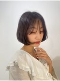 長め前髪/内巻きボブ