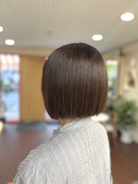 ミーナ(Mina)&nbsp;【40代】【50代】大人の艶ボブ♪髪質改善カラーでツヤ感アップ♪