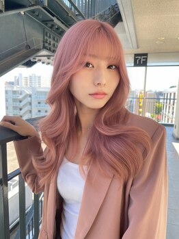 ジン(JIN)の写真/☆口コミエリアNo1☆抜け感のある前髪や簡単に自宅で再現できる韓国顔周りカットお任せください◎
