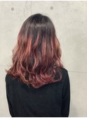 レッド系グラデーション