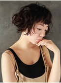 毛先パーマボブ