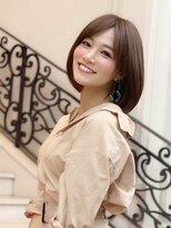 アメリア(ameria)&nbsp;ameria 長岡　伸ばしかけにオススメミディアムボブ