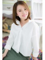 ミック ヘアアンドメイク アップ 駒込店(miq Hair&Make up) まとまり、ツヤ感、ナチュラルミディ