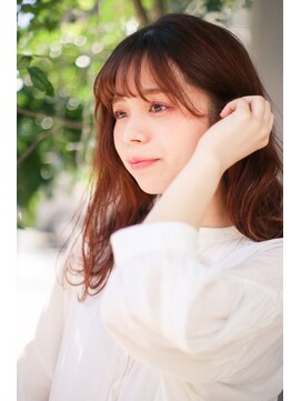 エミュ 天文館店(eMu) ナチュラルロング×ピンクブラウン