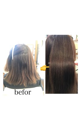 バズ ビー(BUZZ Bee) 柔らか髪質改善ストレート