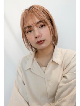 オースティン 門前仲町(AUSTIN) 大人かわいい前髪セシルカットココアブラウンフリンジウェーブ