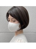大人ショート/ショートヘア/透明感カラー