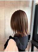 バレイヤージュ/ミルクティーベージュ/ベージュ/バレイヤージュ