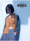 ミニボブ　黒髪シースルーバング