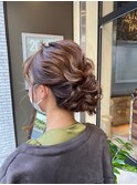 【サイ】ダウンスタイル　サイのお呼ばれアレンジ