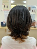 ヘアーサロン リュウズ(HairSalon Ryu's) 外ハネミディアムインナーカラー