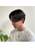 軽めセンターパート毛流れナチュラル